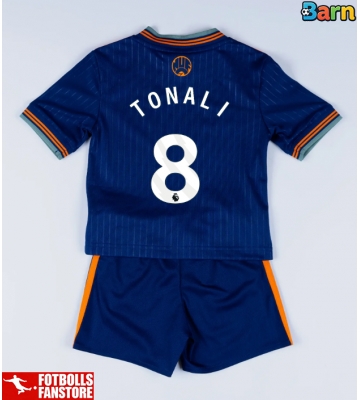 Newcastle United Sandro Tonali #8 Tredje Tröja Barn 2025-26 Kortärmad (+ Korta byxor)